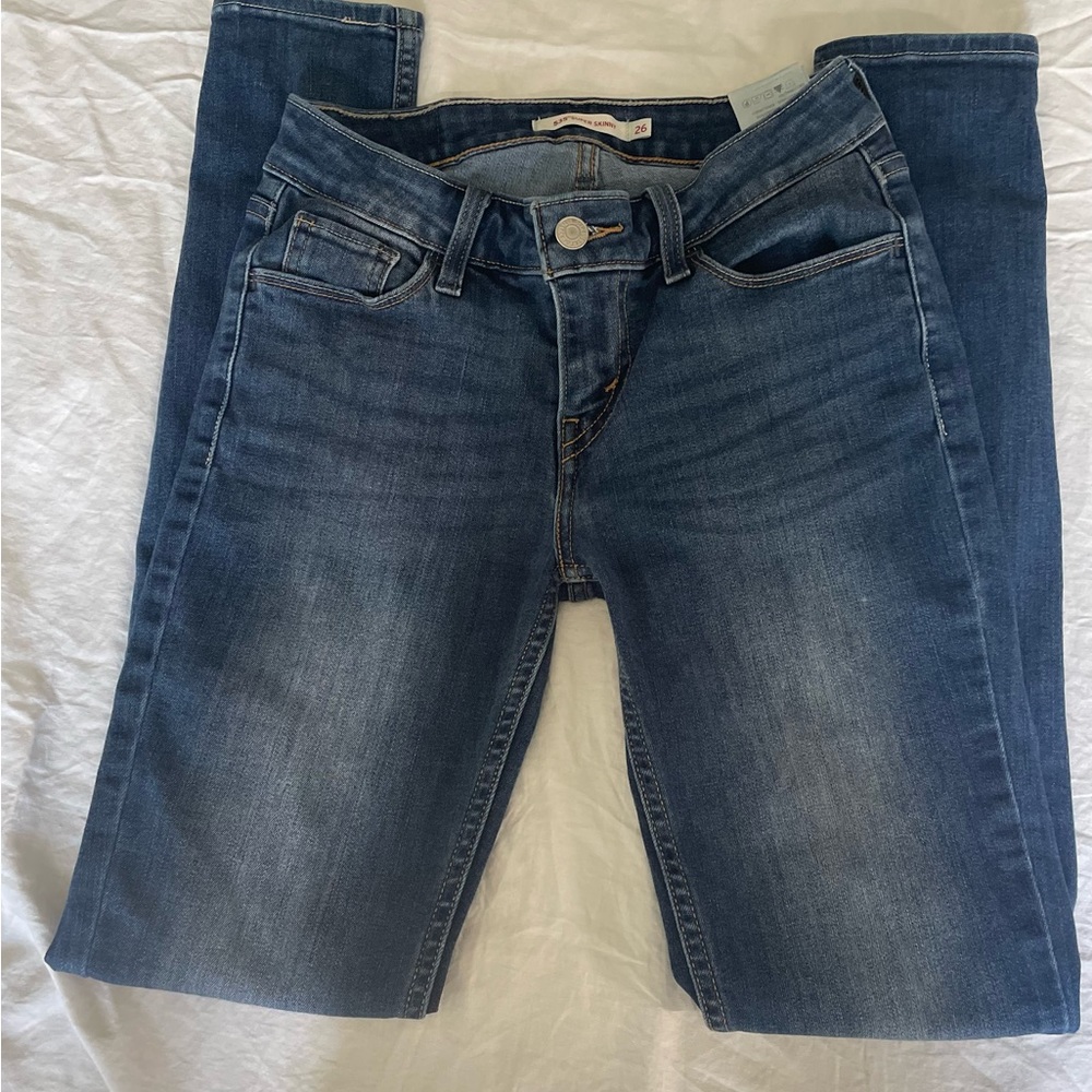 535” super skinny Levi’s blue jeans size 26